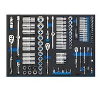 Draper Expert 161390cm, 1cm, & 1.3cm Presa Set Cassetto Eva Inserti Vassoio 96Pc