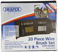 Draper Expert 22232 - Set di spazzole in Ferro (20 Pezzi)