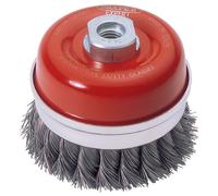 Draper Expert 52633 100mm X M14 Twist Nodo Spazzola A Coppa IN Fil Di Ferro