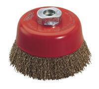 Draper Expert 52637 100mm X M14 Increspato Spazzola A Coppa IN Fil Di Ferro