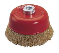 Draper Expert 52638 125mm X M14 Increspato Spazzola A Coppa IN Fil Di Ferro