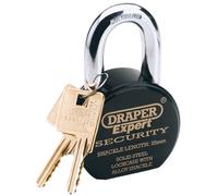 Draper Expert 64206 63mm Resistente Acciaio Inossidabile Lucchetto & 2 Chiavi