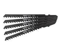 Draper Expert 81727 100 mm DT244D Set di lame per sega da intaglio, nero (5 pezzi)