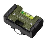Draper Expert - Livella a bolla d'aria tascabile, 78 mm, resistente ai raggi UV, 180°, mini strumento di livellamento magnetico, grande bolla per una lettura chiara e accuratezza