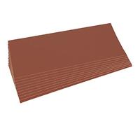 Draper - Fogli abrasivi in ossido di alluminio, 280 x 115 mm, confezione da 10, giallo, 59106, 0V