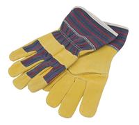 Draper Giovane Giardiniere Guanti Misura 6 Pelle Palma Punta Dita & Nocca