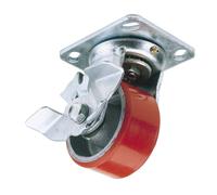 Draper Girevole Piastra Fissaggio Resistente Ruota con Freno 125mm S.W.L 300kg