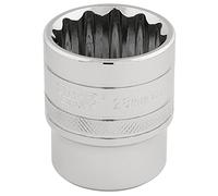 Draper h-mm/B hi-torq 12 punte, blu, 1/5,1 cm, attacco quadro, 28 mm