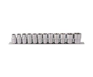 Draper HD12 MM 1/5,1 cm a bussola, attacco su metallo rail (12 pezzi), blu