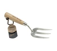Draper Heritage Acciaio Inox Mano Diserbo Forcella Con Ash Maniglia 99025
