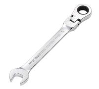 Draper Hi-Torq 52014 Chiave combinata a cricchetto metrica con testa flessibile, 13 mm