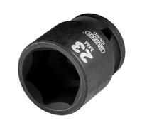 Draper HI-TORQ - Bussola a percussione metrica, 1/2", 23 mm, acciaio CR-MO a 6 punte