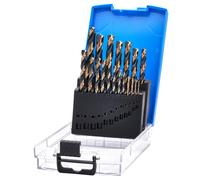 Draper HSS Turbo Titanio Set Punte Trapano 19 Pezzi Auto Centratura Angolo 135 °