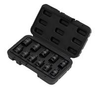 Draper Impact Set Bussola Attacco Tubi 3/8" D 11 Pezzi Profilo Basso 28193