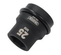 Draper Impact Socket 25mm Attacco 1in 6 Punti Chrome Moly 05106