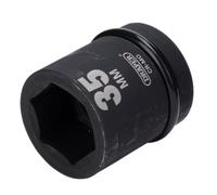 Draper Impact Socket 35mm 1in Attacco Quadrato 6 Punti Cromomoly Hi Torq 05115