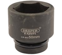 Draper Impact Socket 50mm 1in Attacco 6 Punti Cromomolibdeno Hi Torq 05125