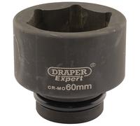 Draper Impact Socket 60mm 1in Attacco Quadrato 6 Punti Cromomolibdeno 05129
