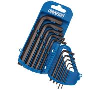 Draper Imperial Esagonale Chiave Set Con Supporto di Deposito 10 Pezzi 1/16 A