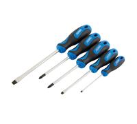 Draper Impugnatura Morbida Screwdriver Set 3 X Tinta Unita Fessura 1 X Croce Pz