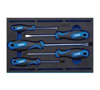 Draper Impugnatura Morbida Screwdriver Set IN 1/4 Cassetto Eva Inserto 5 Pezzi