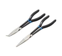 Draper Lungo Reach Dritto E Piegato Pinze Set 2 Pezzi Seghettato Mascelle 69287