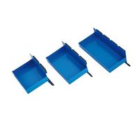 Draper Magnetico Attrezzo Vassoio Set 3 Pezzi Polvere IN Acciaio Rivestito 11755