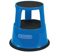 Draper Metallo Kickstool Due Livello Molla Sospensione Altezza 440mm 3 Rotelle