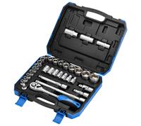 Draper Metric Imperial Presa Set 1.3cmD 33p 6 Punto Cromato Standard Lunghezza