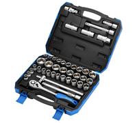 Draper Metric Imperial Presa Set 1.3cmD 41p 6 Punto Cromato Standard Lunghezza