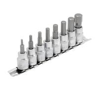 Draper Metrico Esagonale Presa Punta Set 1cm Sq Dr 48mm 8 Pezzi Misura 3 A 12 -