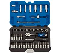 Draper Metrico Esagonale Presa Set 0.6cmD 44 Pezzi Profondo & Standard Lunghezza