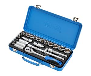 Draper Metrico Presa Set 1.3cmD Esagonale 26 Pezzi Standard Lunghezza 16368