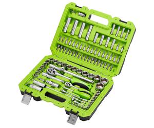 Draper Metrico Presa Set 1/4 E 1.3cmD 100 Pezzi Deep Standard Singolo Hex 55318