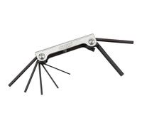 Draper Metrico Set Chiavi Esagonali 7 Pezzi 1.5 A 6mm Cromato Sostegno Temprato