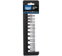 Draper Multi Guida Metrica Presa Set 0.6cmD 10 Pezzi Raso Finitura 50022