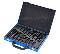 Draper Nero HSS Trapano Set 170 Pezzi Fornito Interno A Metallo Custodia 08854