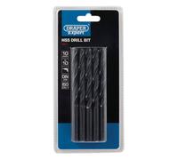 Draper Nero Punta Di Trapano HSS 10,0Mm Confezione Da 10 Quality 38817