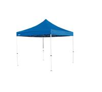 Draper Pieghevole Gazebo 3 X 3M Blu Acciaio Gambe & Montature Splashproof