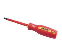 Draper Pienamente Isolato Impugnatura Morbida Croce Fessura Screwdriver No.2 X