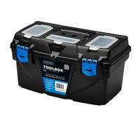 Draper Plastica Cassetta Attrezzi con Trasporto Vassoio 48.3cm Integrati Manico