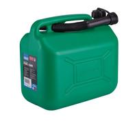 Draper Plastica Tanica Carburante 10L Verde con Una Flessibile Bocca 09055