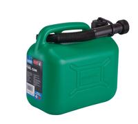 Draper Plastica Tanica Carburante 5 Verde con Una Flessibile Bocca 09052