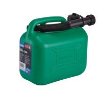 Draper Plastica Tanica Carburante 5 Verde con Una Flessibile Bocca 09052