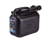 Draper Plastica Tanica Carburante 5L Nero con Una Flessibile Bocca 09053