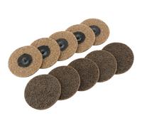 Draper Polycarbide Cambio Rapido Abrasiva Pastiglie 75mm Grezzo 10 Pacco 75628