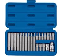 Draper Polydrive Presa e un Po' Set 1.3cm 1cmD 22 PC Lungo & Corto S2 Steel