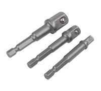 Draper Potenza Attrezzo Adattatore Presa Set 0.6cm Esagonale. X 1cm & 1.3cmD