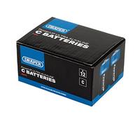 Draper PowerUP 03978 - Batterie alcaline C Ultra (confezione da 12)