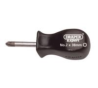 Draper Pozi Drive Meccanico Stubby Screwdriver No.2 X 38Mm 19543